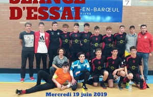 Séance d'essai U18 National Garçons - Saison 2019/2020 