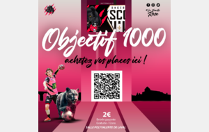 OBJECTIF 1000 SUPPORTERS ROSES ET NOIRS